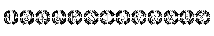 Nouveau Monogram Font UPPERCASE