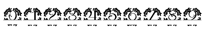 Nouveau Split Monogram Font OTHER CHARS