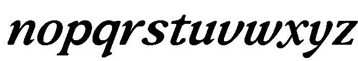 Nova Agency Italic Font LOWERCASE