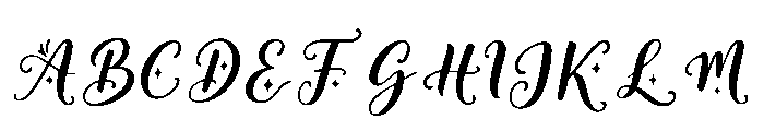 Nova_Countdown Font UPPERCASE