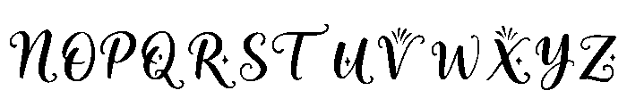 Nova_Countdown Font UPPERCASE