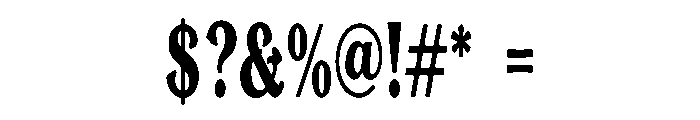 Nova Crest Font OTHER CHARS