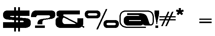 Nova Moir Black Black Font OTHER CHARS