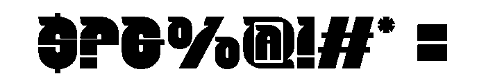 Novaret Extra Bold Font OTHER CHARS