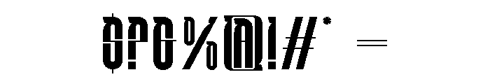 Novaret Thin Font OTHER CHARS