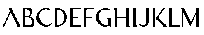 Noveau-Regular Font UPPERCASE
