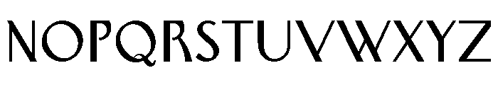 Noveau-Regular Font UPPERCASE