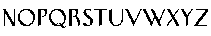 Noveau-Regular Font LOWERCASE