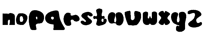 Novel Font LOWERCASE