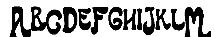 Novelle Flora Font UPPERCASE