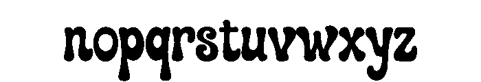 Novelle Flora Font LOWERCASE