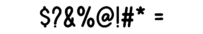 November Holiday Font OTHER CHARS