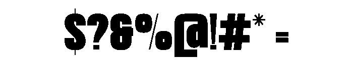 Novera Regular Font OTHER CHARS