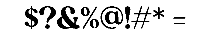 Novera Sans Regular Font OTHER CHARS