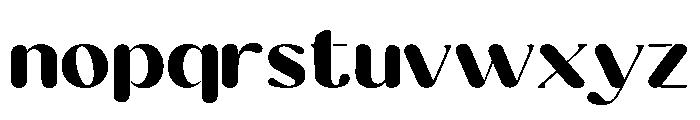 Novera Sans Regular Font LOWERCASE