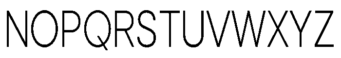 Noverion Sans ExtLt Cond Font UPPERCASE