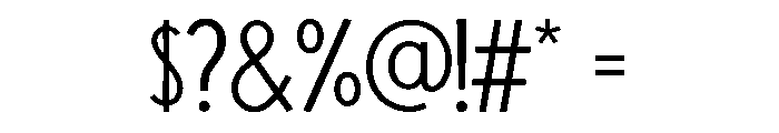 Novexa Font OTHER CHARS