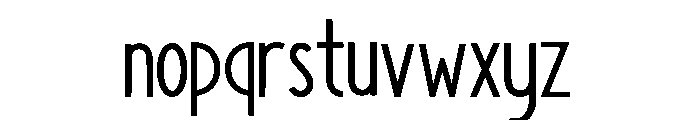 Novexa Font LOWERCASE