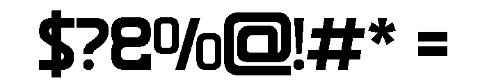 Novoid Regular Font OTHER CHARS