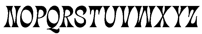Nower-Regular Font UPPERCASE