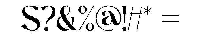 Noxivane Regular Font OTHER CHARS