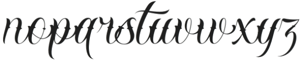 NOCTHANE-Regular otf (400) Font LOWERCASE