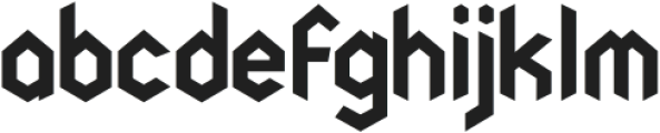 NODAMI Bold otf (700) Font LOWERCASE