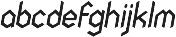 NODAMI Italic otf (400) Font LOWERCASE