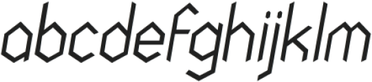 NODAMI Light Italic otf (300) Font LOWERCASE