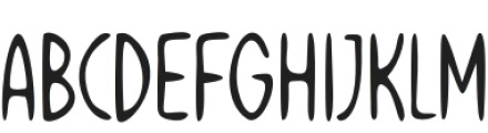 NODHESTROYER Regular otf (400) Font LOWERCASE