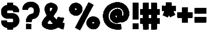 NOMBOCK Regular otf (400) Font OTHER CHARS