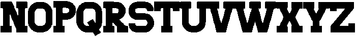 NOMBOCK Regular otf (400) Font UPPERCASE