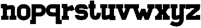 NOMBOCK Regular otf (400) Font LOWERCASE