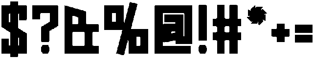NOOB Regular otf (400) Font OTHER CHARS