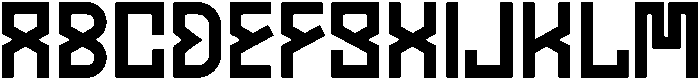 NOOB Regular otf (400) Font UPPERCASE