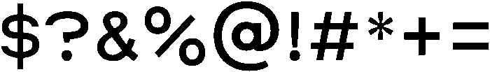 NORD Regular otf (400) Font OTHER CHARS