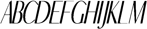 NORWAY Italic otf (400) Font UPPERCASE
