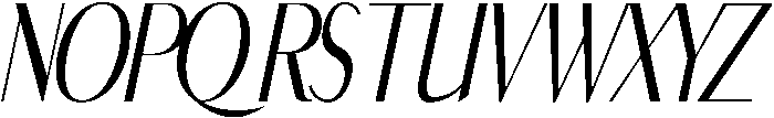 NORWAY Italic otf (400) Font UPPERCASE