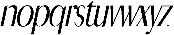 NORWAY Italic otf (400) Font LOWERCASE