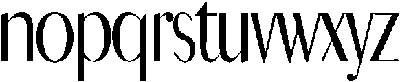 NORWAY otf (400) Font LOWERCASE