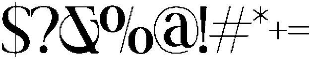 NOTREALITY-Regular otf (400) Font OTHER CHARS