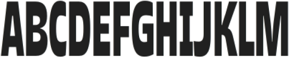 NoMo Sans Condensed otf (400) Font UPPERCASE
