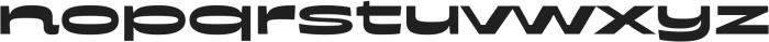 NoMo Sans Expanded otf (400) Font LOWERCASE