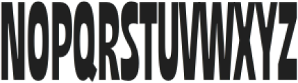 NoMo Sans Extra Condensed otf (400) Font UPPERCASE