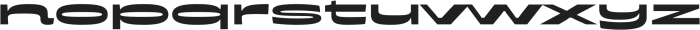 NoMo Sans Extra Expanded otf (400) Font LOWERCASE