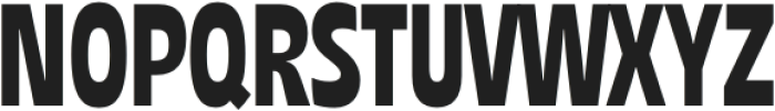 NoMo Sans Semi Condensed otf (400) Font UPPERCASE