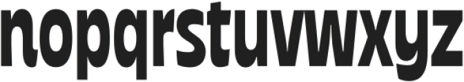 NoMo Sans Semi Condensed otf (400) Font LOWERCASE