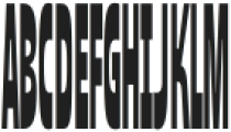 NoMo Sans Ultra Condensed otf (900) Font UPPERCASE