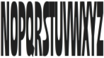 NoMo Sans Ultra Condensed otf (900) Font UPPERCASE
