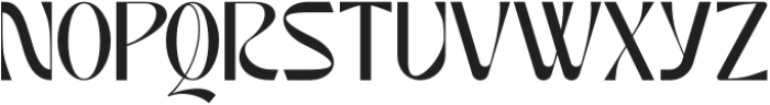 Noaction Regular otf (400) Font UPPERCASE